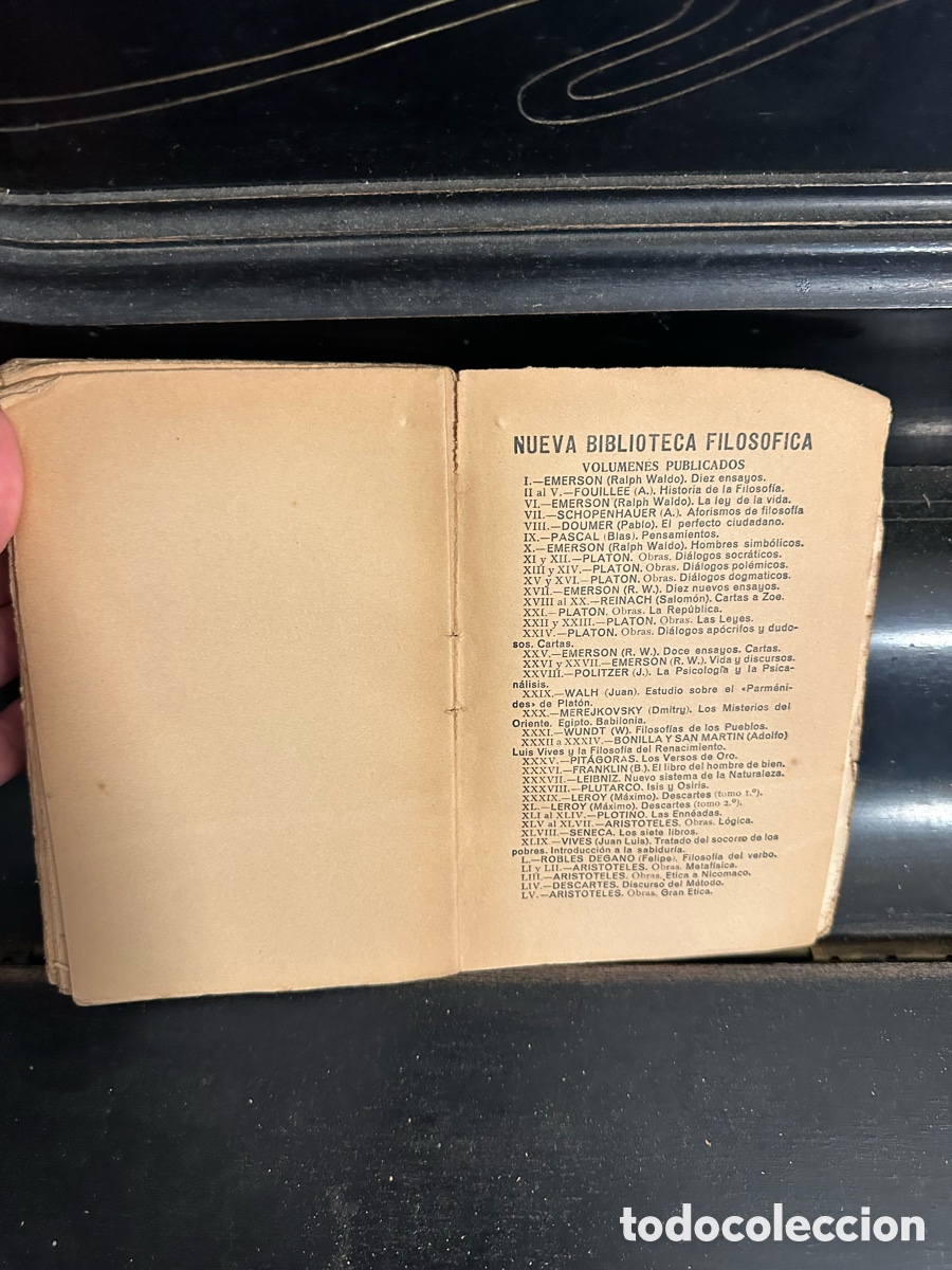 Libros antiguos: ejemplar antiguo de &rdquo;Gran &Eacute;tica&rdquo; de Arist&oacute;teles, - Foto 7