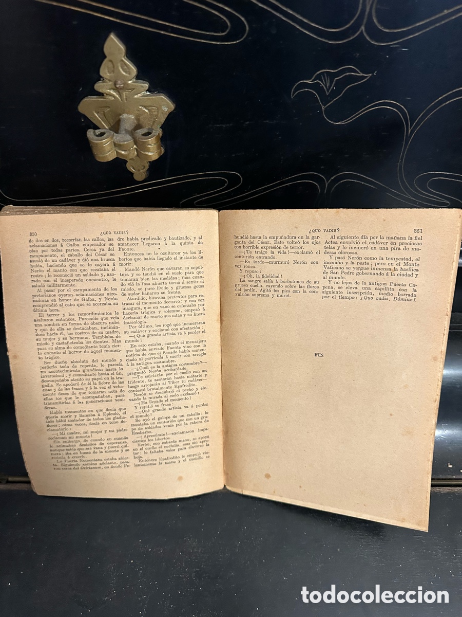 Libros antiguos: libro &rdquo;&iquest;Quo Vadis?&rdquo; de Enrique Sienkiewicz, - Foto 7