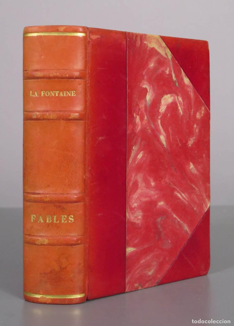 Libros antiguos: Fables de La Fontaine - Jean de La Fontaine. La Bonne Compagnie 2 TOMOS