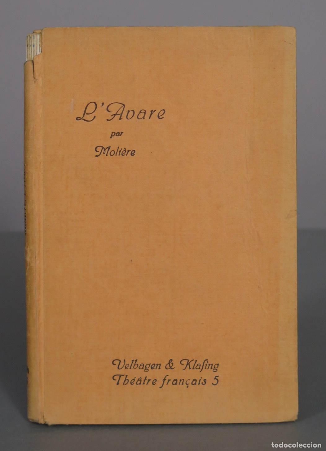 Libros antiguos: L&acute;Avare - Moli&egrave;re - Velhagen and Klasing