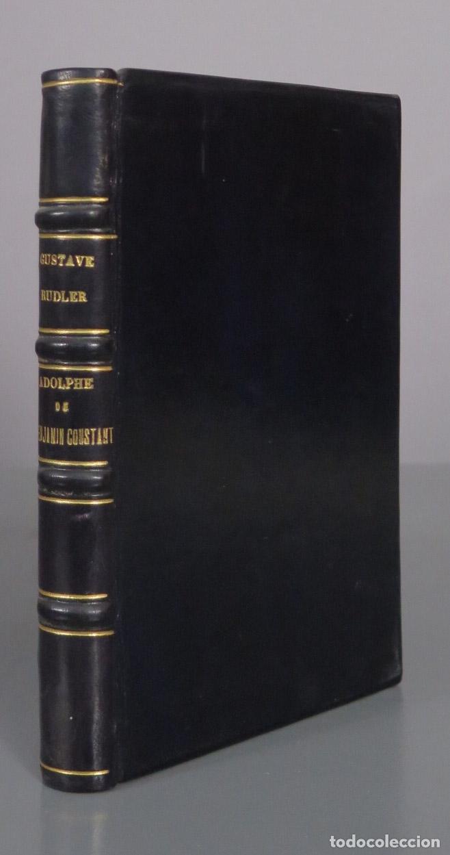 Libros antiguos: Adolphe - Benjamin Constant - Gustave Rudler - 1935