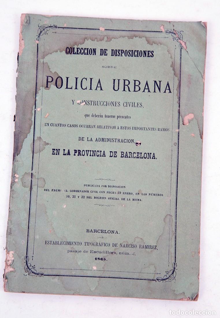 Libros antiguos: POLIC&Iacute;A URBANA - PROVINCIA DE BARCELONA - 1965
