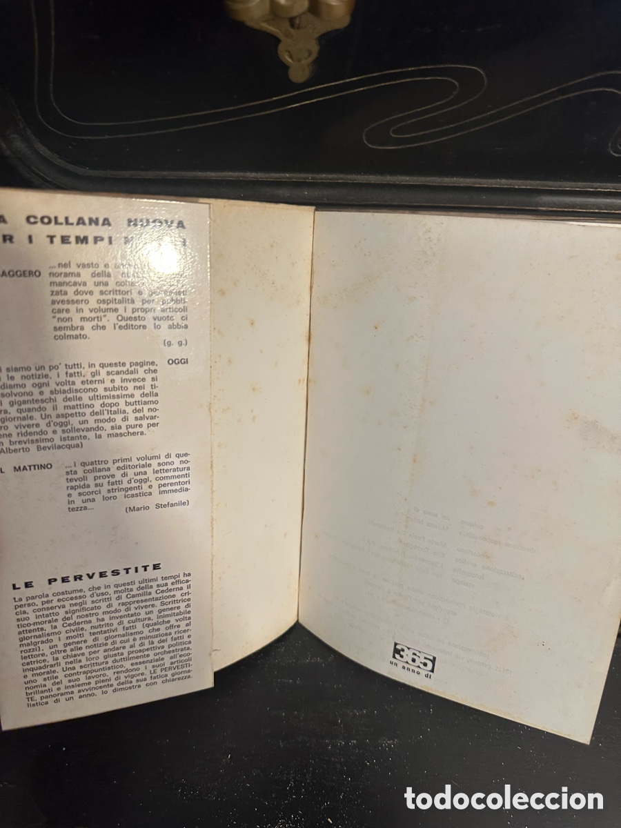Libros antiguos: libro primera edici&oacute;n de 1968 de &rdquo;Le pervestite - Foto 2