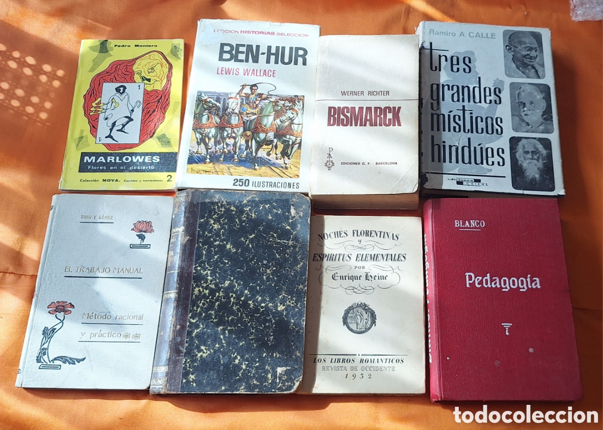 Libros antiguos: Lote de 8 Libros Variados Antiguos