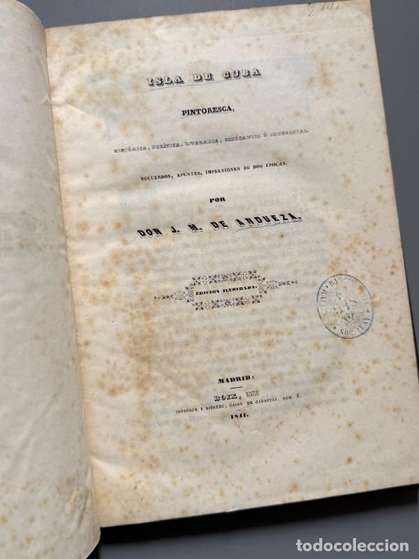 Libros antiguos: Isla de Cuba pintoresca, J. M. de Andueza - Boix Editor, 1841