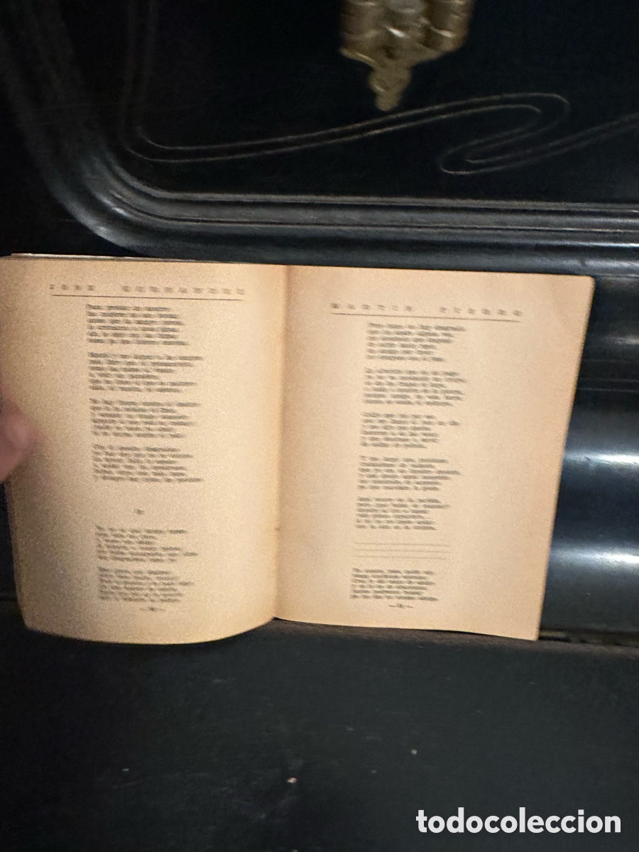 Libros antiguos: libro de Mart&iacute;n Fierro de Jos&eacute; Hern&aacute;ndez, - Foto 5