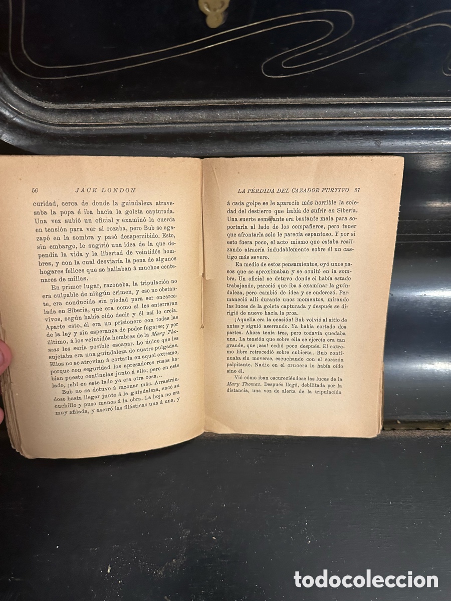 Libros antiguos: ejemplar del libro &rdquo;Valor Holand&eacute;s&rdquo; de Jack London, - Foto 4