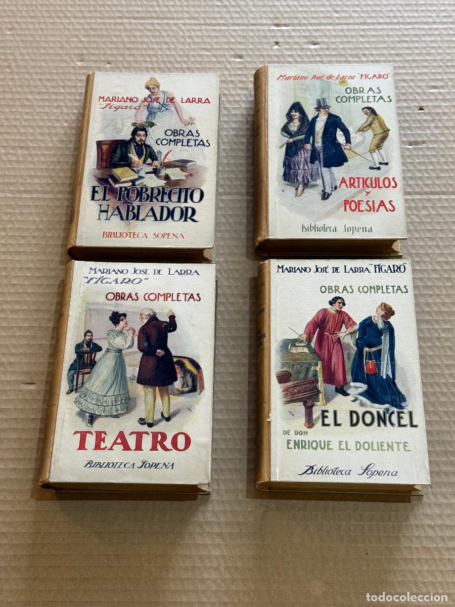 Libros antiguos: MARIANO JOSE DE LARRA (FIGARO) / OBRAS COMPLETAS / SOPENA