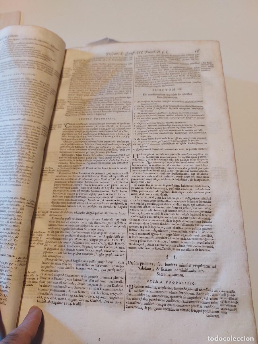 Libros antiguos: Martini BONACINAE opera Omnia piel 1705 - Foto 3