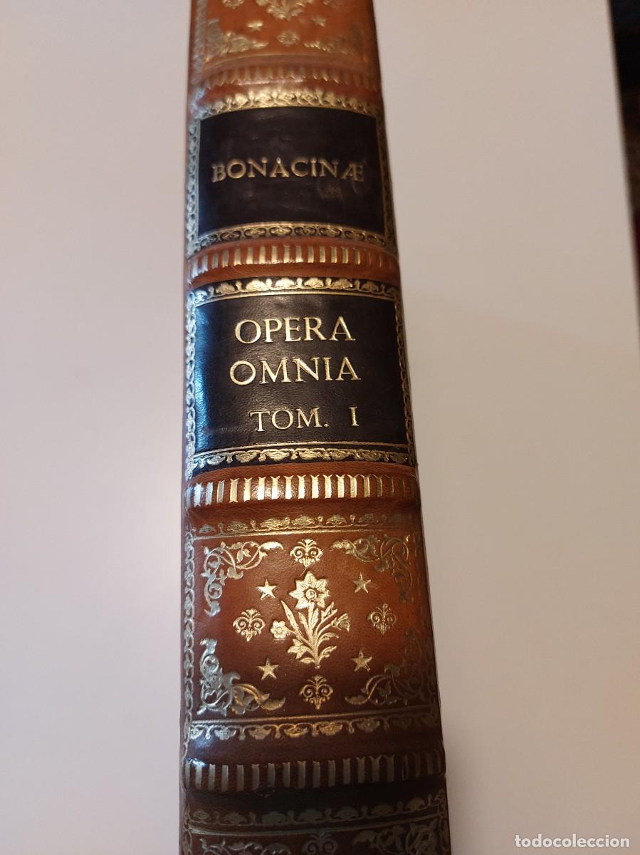 Libros antiguos: Martini BONACINAE opera Omnia piel 1705 - Foto 5