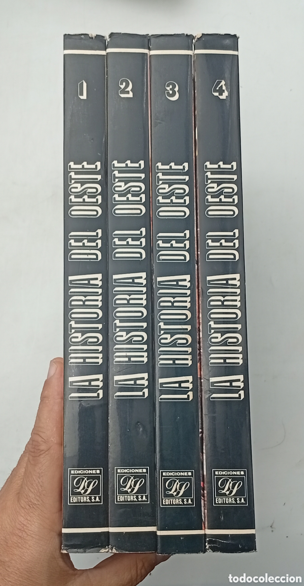 Libros antiguos: La historia del oeste americano 1979