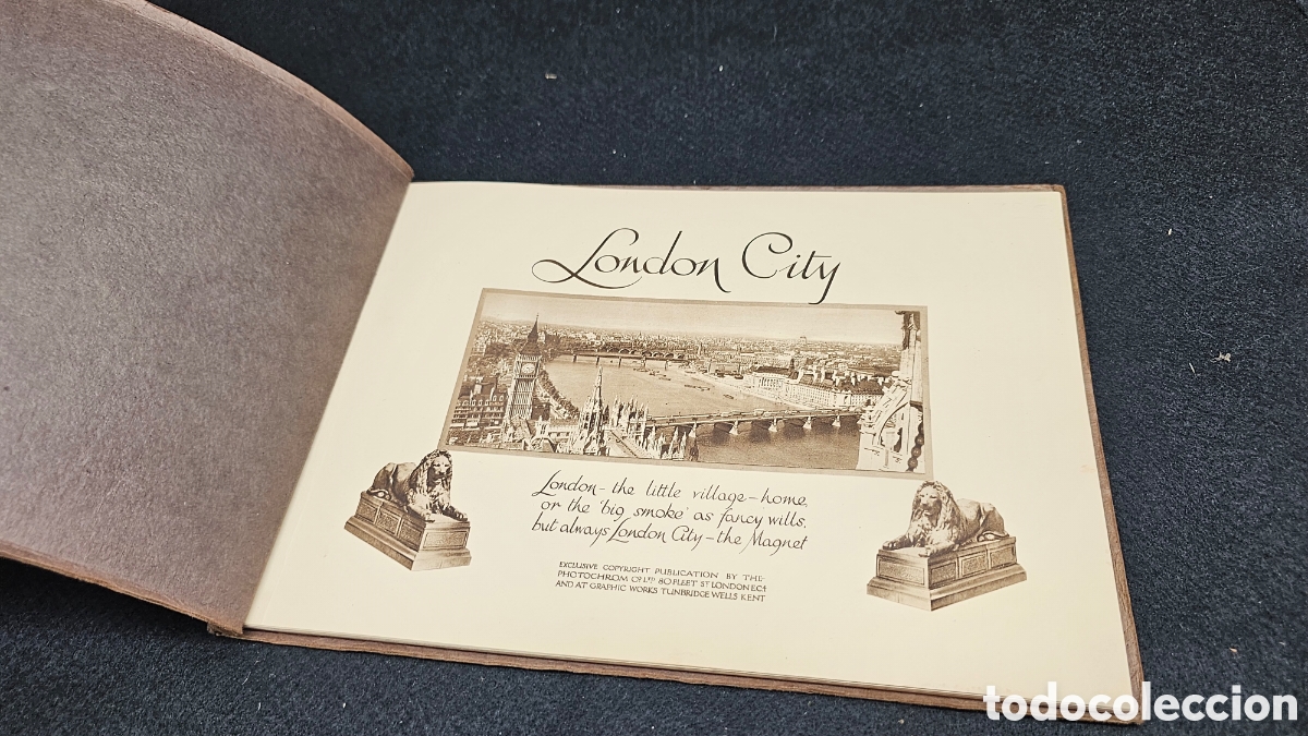 Libros antiguos: Antiguo fotolibro de Londres