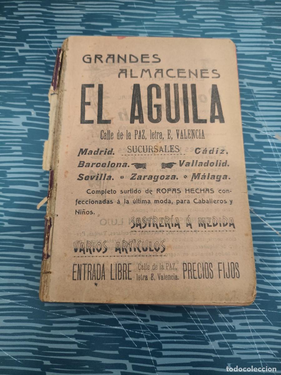 Libros antiguos: ALMANAQUE PARA 1906,A&Ntilde;O XXVII, REGALO A SUSCRIPTORES, VALENCIA,395 PAG