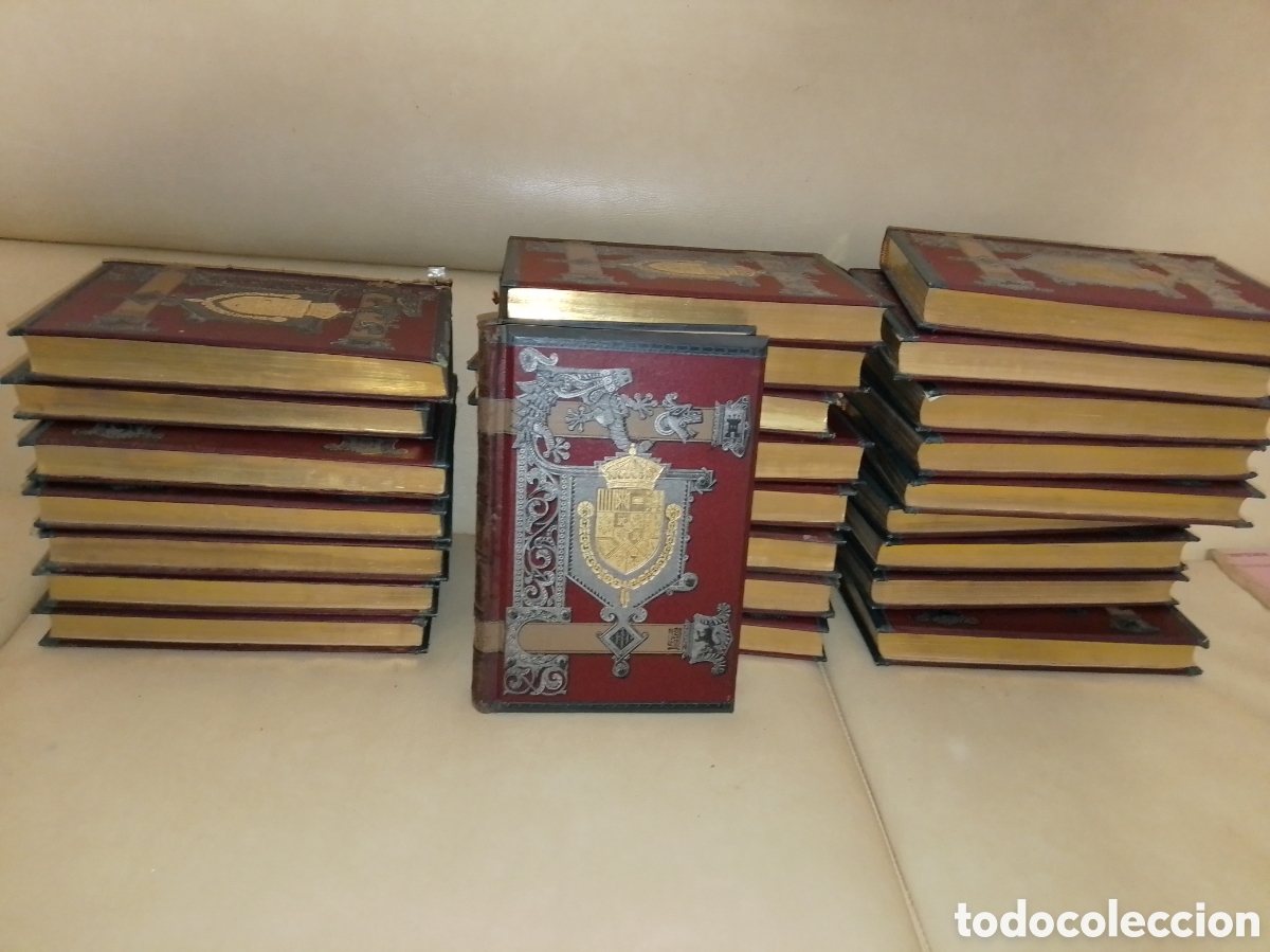 Libros antiguos: Historia General de Espa&ntilde;a - Modesto Lafuente - Colecci&oacute;n Completa 25 Tomos (1887-1891)