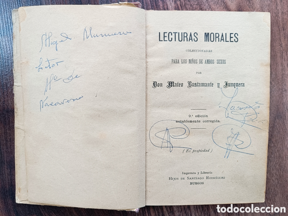 Libros antiguos: Libro antiguo Lecturas morales - Foto 2