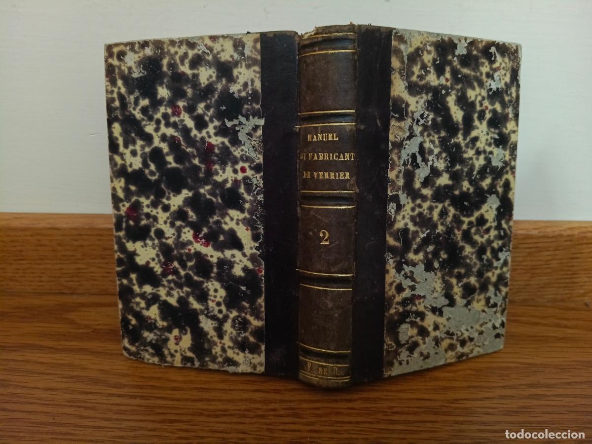Libros antiguos: ENCYCLOPEDIE RORET, FABRICANT DE VERRE ET CRISTAL, JULIA DE FONTENELLE. TOMO II. PARIS 1854