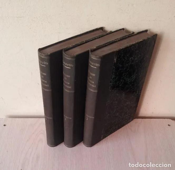 Libros antiguos: D.JOAQU&Iacute;N RUBIO Y ORS - EPITOME PROGRAMA DE HISTORIA UNIVERSAL - 3 TOMOS 1878 - FIRMADO POR EL AUTOR