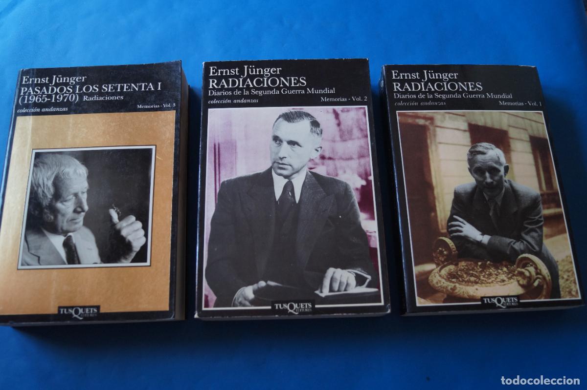 Libros antiguos: DIARIOS DE LA SEGUNDA GUERRA MUNDIAL. ERNST JUNGER. SON 3 TOMOS. COMPLETA