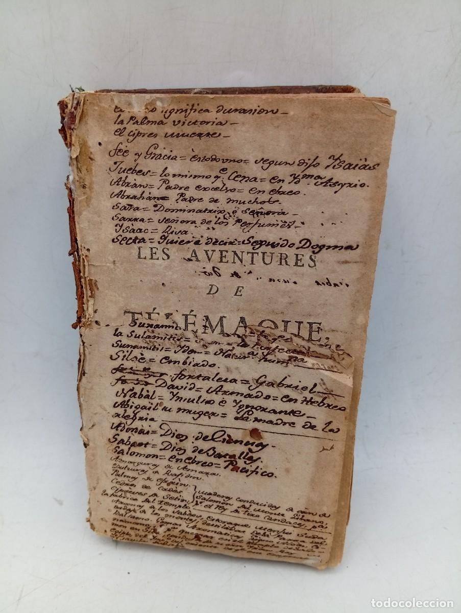 Libros antiguos: LES AVENTURES DE TELEMAQUE FILS D&acute;ULYSSE PAR FRAN&Ccedil;OIS DE SALIGAC DE LA MOTTE FENELON. 1762. PAGS:395