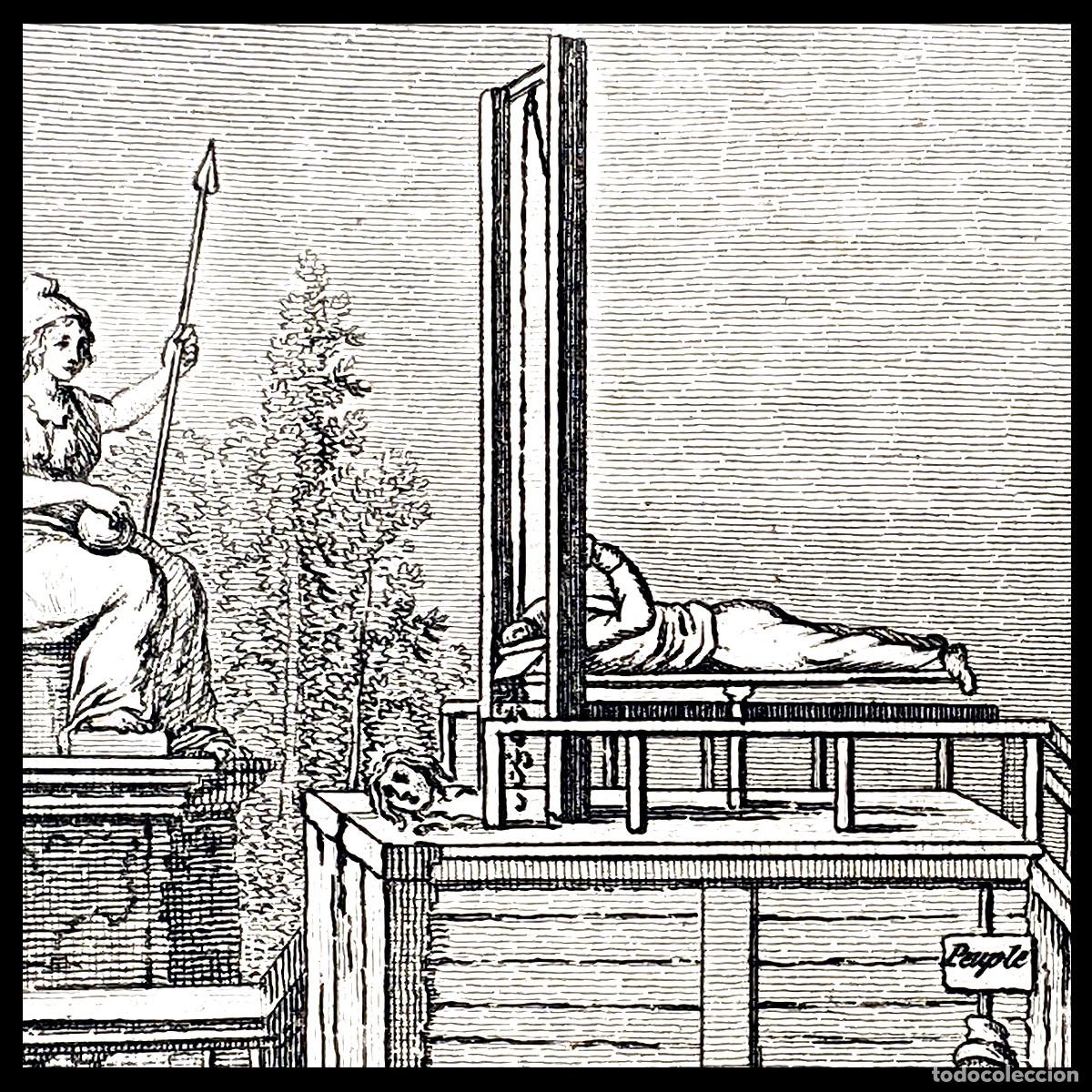 Libros antiguos: A&ntilde;o 1795 Revoluci&oacute;n francesa Guillotina Primera edici&oacute;n del Almanaque de las prisiones Robespierre