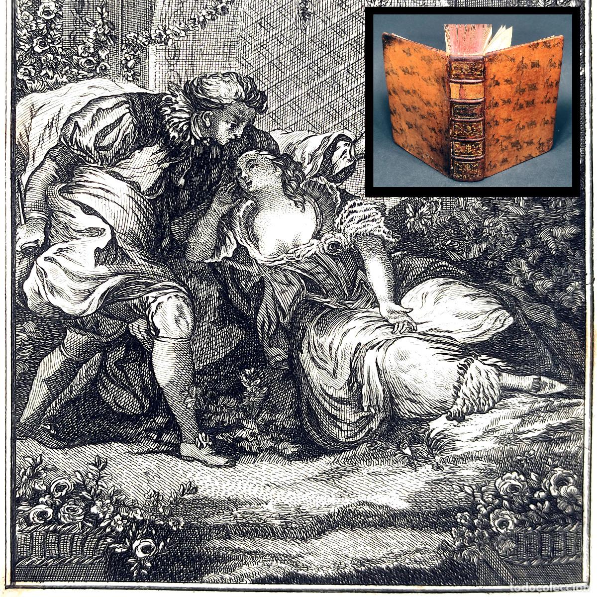 Livros antigos: A&ntilde;o 1771 Busiris rey de Egipto Obras diversas del Doctor Young 2 tomos en 1 volumen Grabados