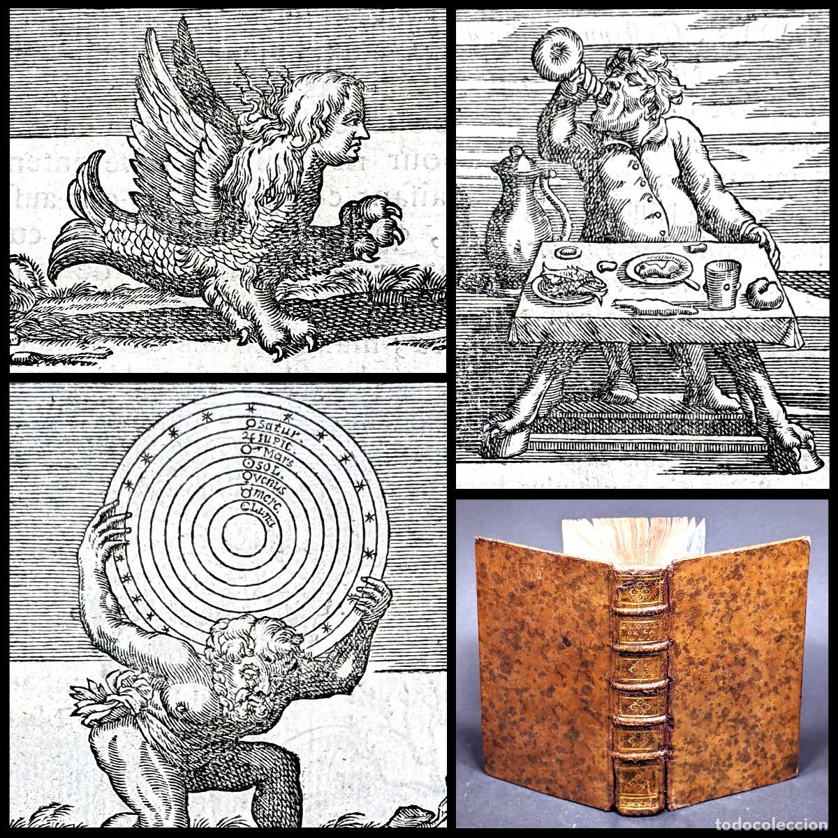 Livros antigos: A&ntilde;o 1745 Elogio de la Locura o Alabanza de las Estupideces Erasmo Completo 81 grabados de Holbein
