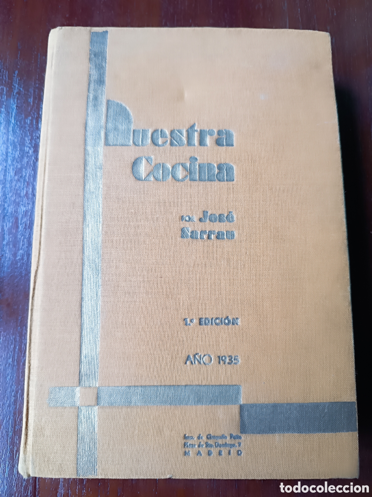 Libros antiguos: Nuestra Cocina - Jose Sarrau