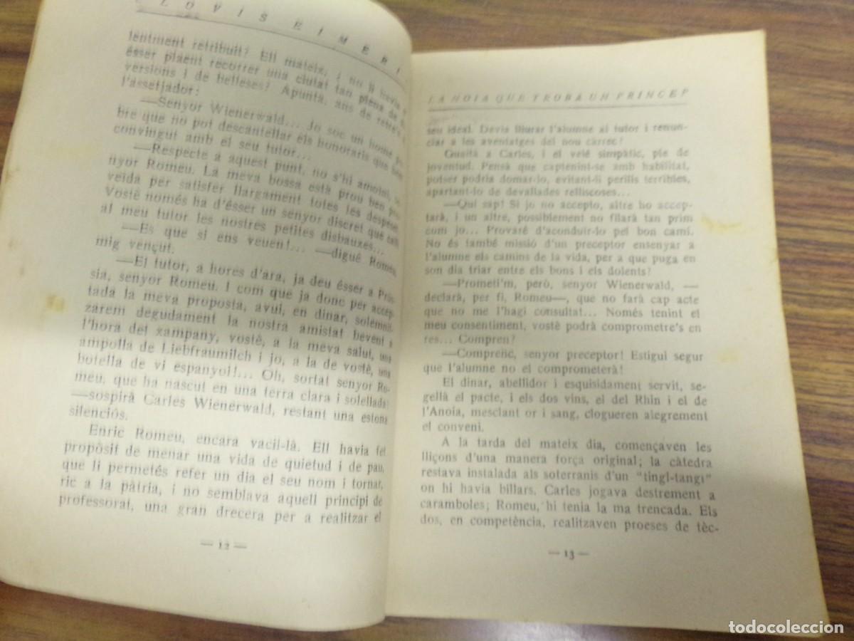 Libros antiguos: ESTAMOS LIQUIDANDO. libro la noia que trob&agrave; un princep de clovis eimeric. biblioteca damisel&middot;la - Foto 3