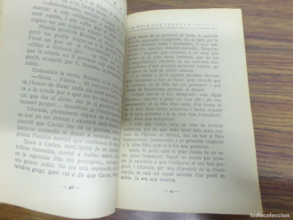 Libros antiguos: ESTAMOS LIQUIDANDO. libro la noia que trob&agrave; un princep de clovis eimeric. biblioteca damisel&middot;la - Foto 4