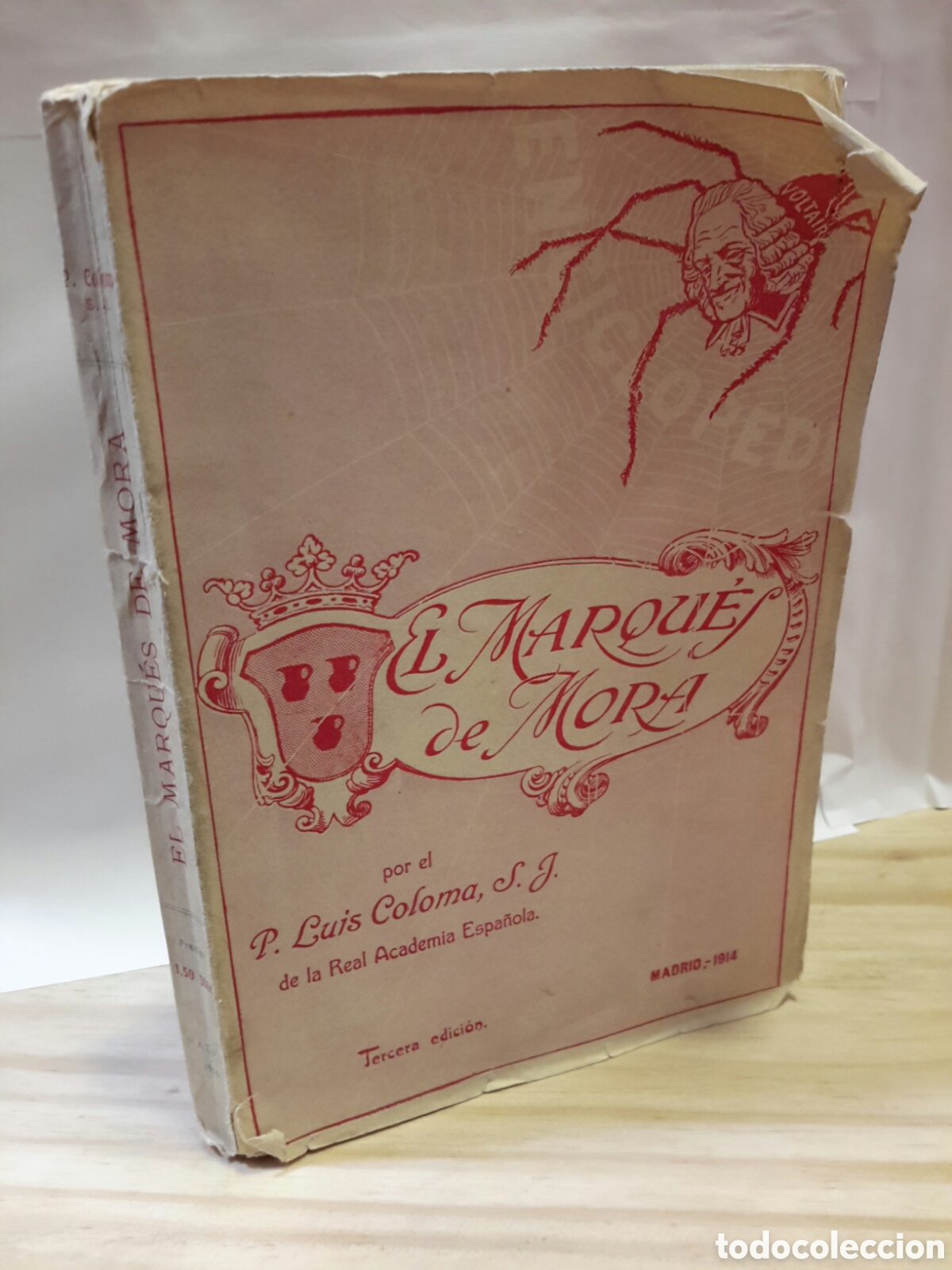 Libros antiguos: P. Luis Coloma - El Marqu&eacute;s de Mora - Foto 1