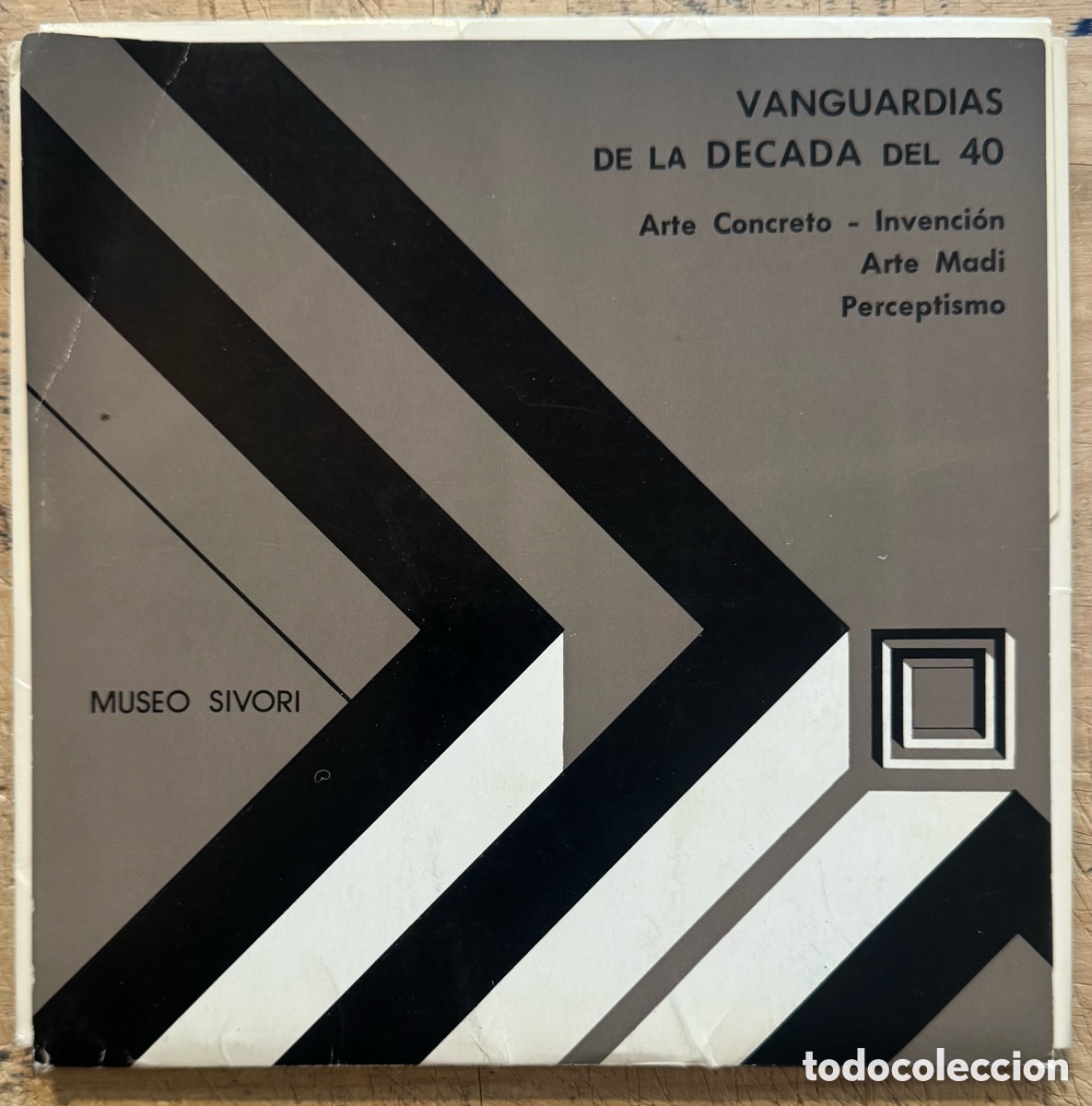 Libros antiguos: Vanguardia de d&eacute;cada del 40. Arte Concreto-Invoencin. Arte Mad&iacute;. Peceptismo (Museo Sivori, 1980)