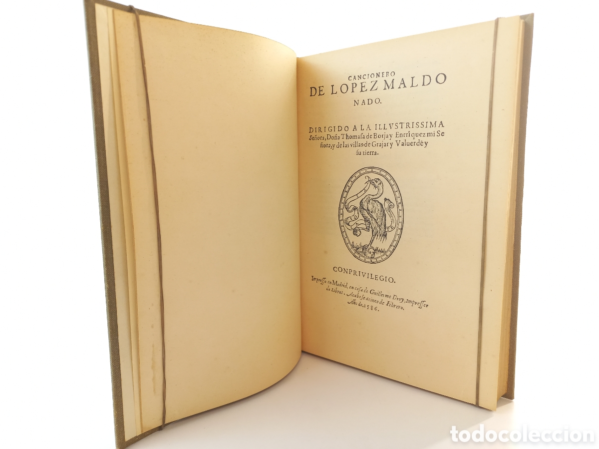 Libros antiguos: Cancionero de L&oacute;pez Maldonado. Facs&iacute;mil 1932. - Foto 5