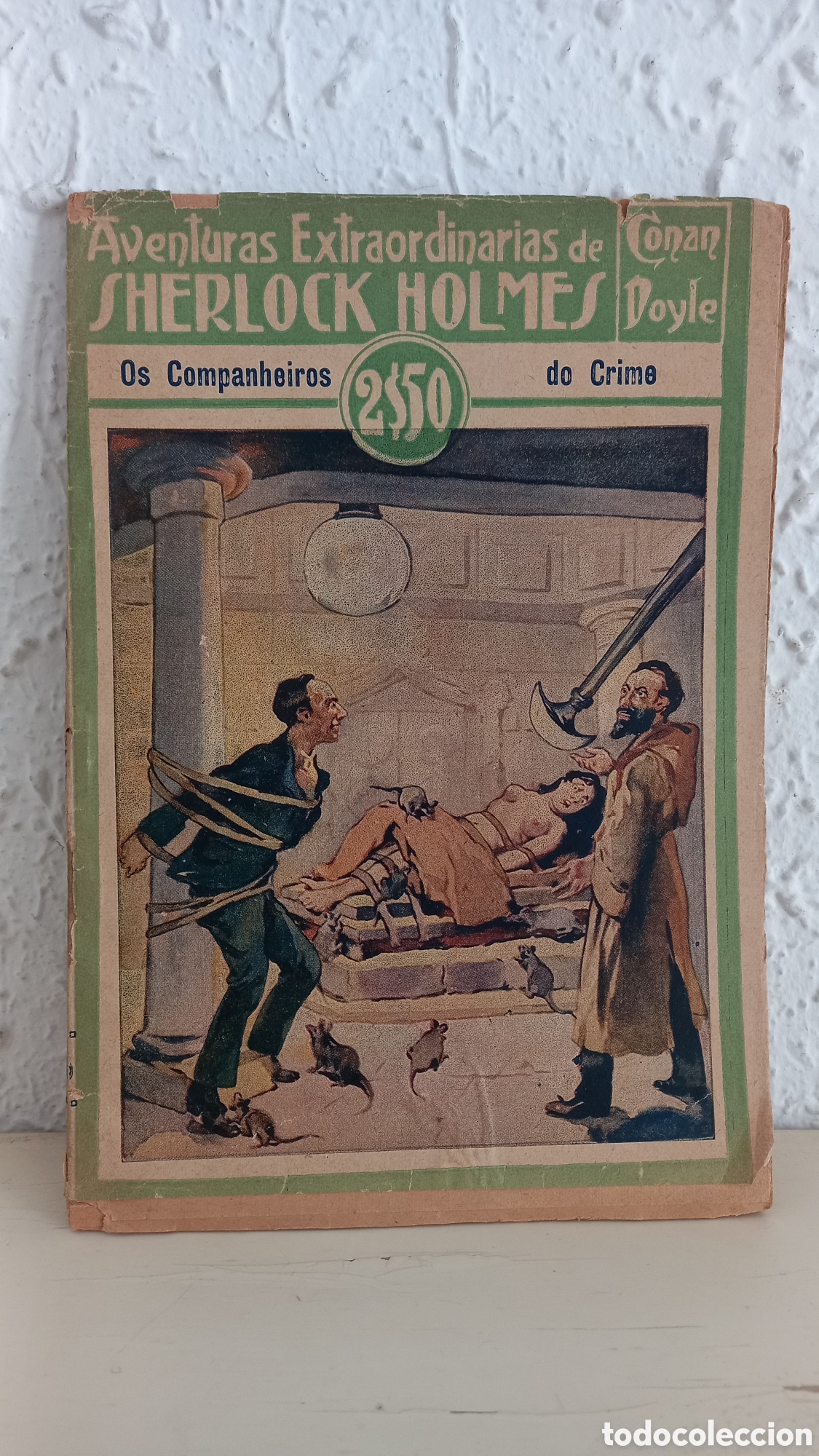 Libros antiguos: Aventuras Extraordinarias de Sherlock Holmes. Idioma portugu&eacute;s. N&uacute;m 23