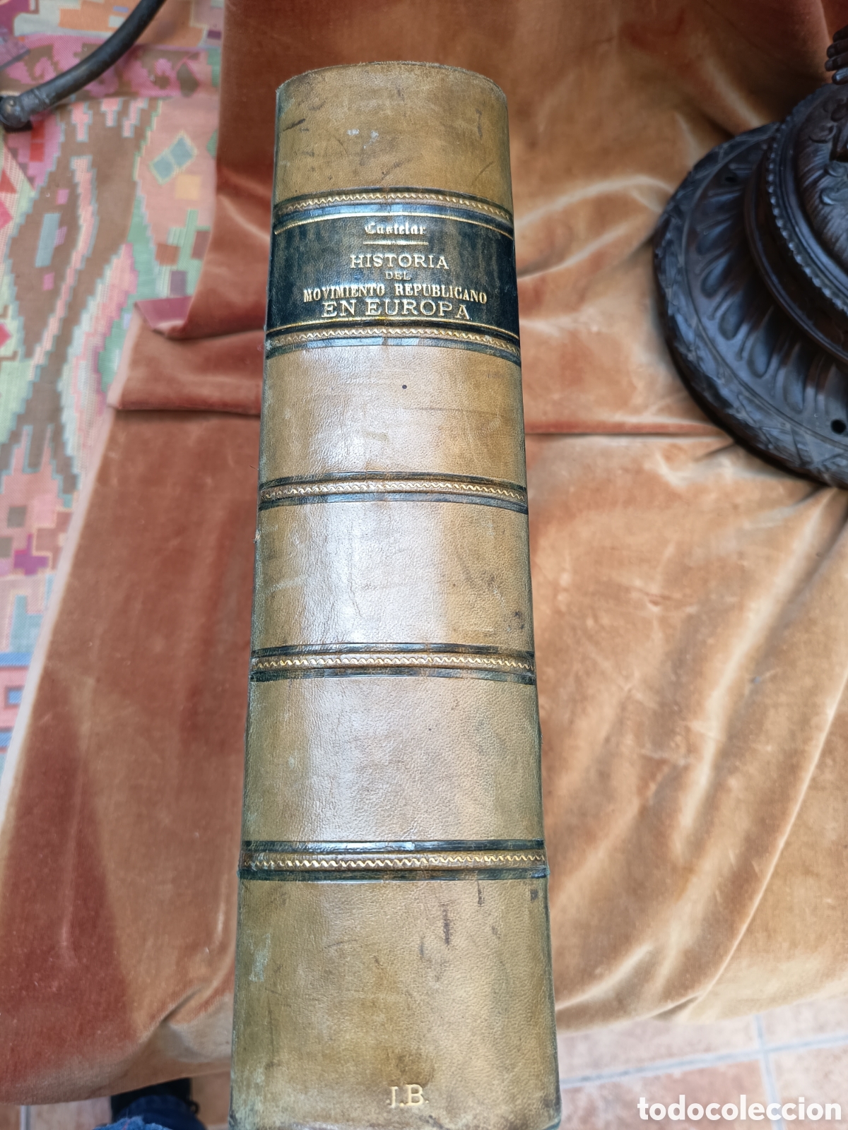 Libros antiguos: Historia del movimiento republicano en Europa Emilio Castelar 1875