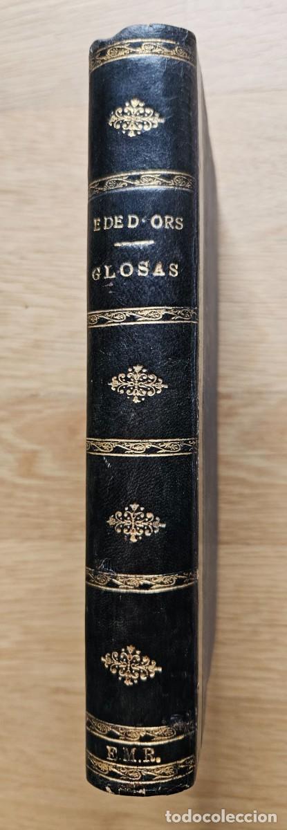 Libros antiguos: Glosas de Eugenio D Ors - Foto 2