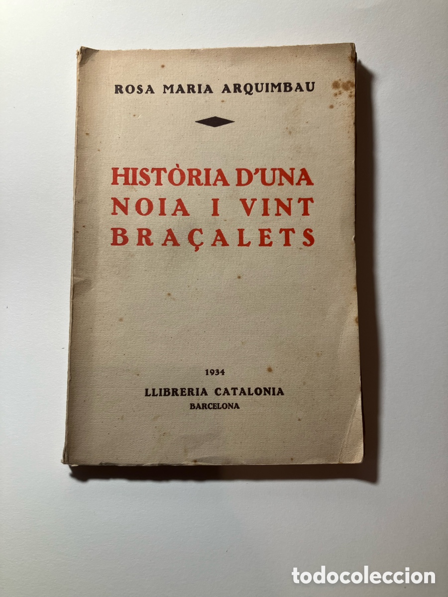 Libros antiguos: Arquimbau, Rosa Maria.