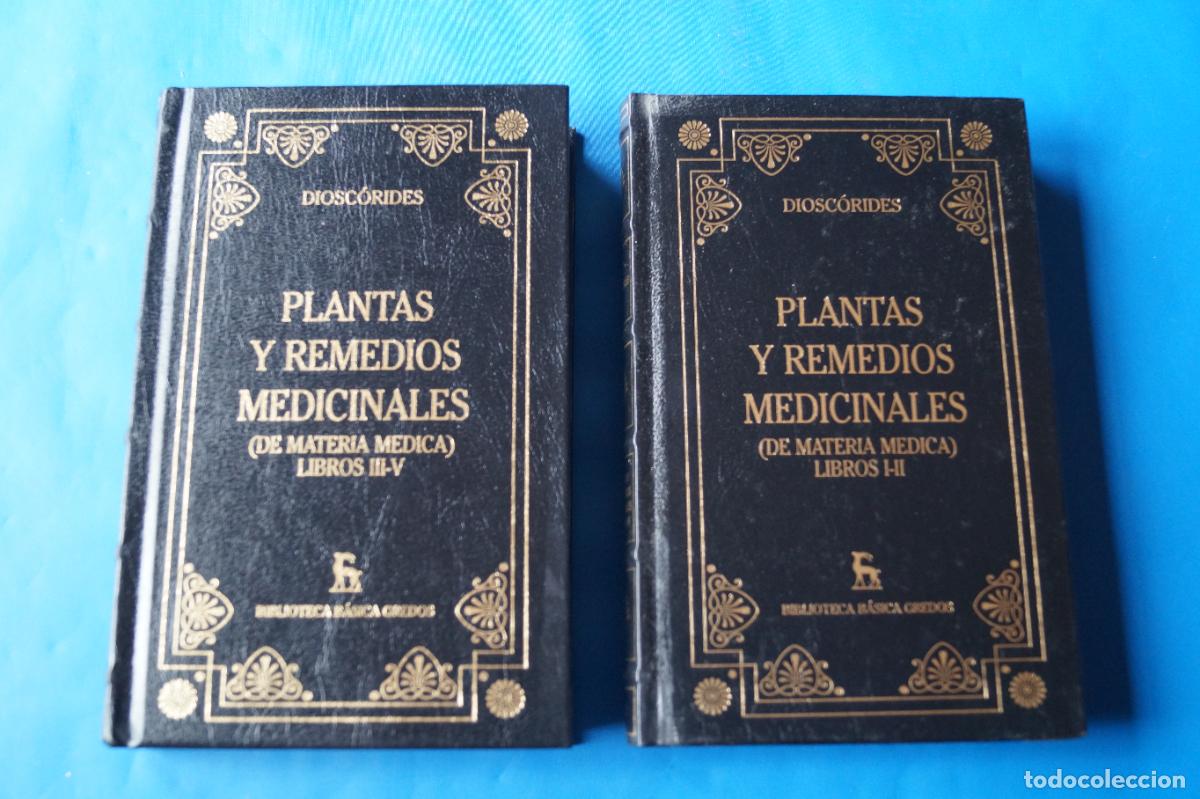 Libros antiguos: PLANTAS Y REMEDIOS MEDICINALES (DE MATERIA MEDICA) DIOSCORIDES.