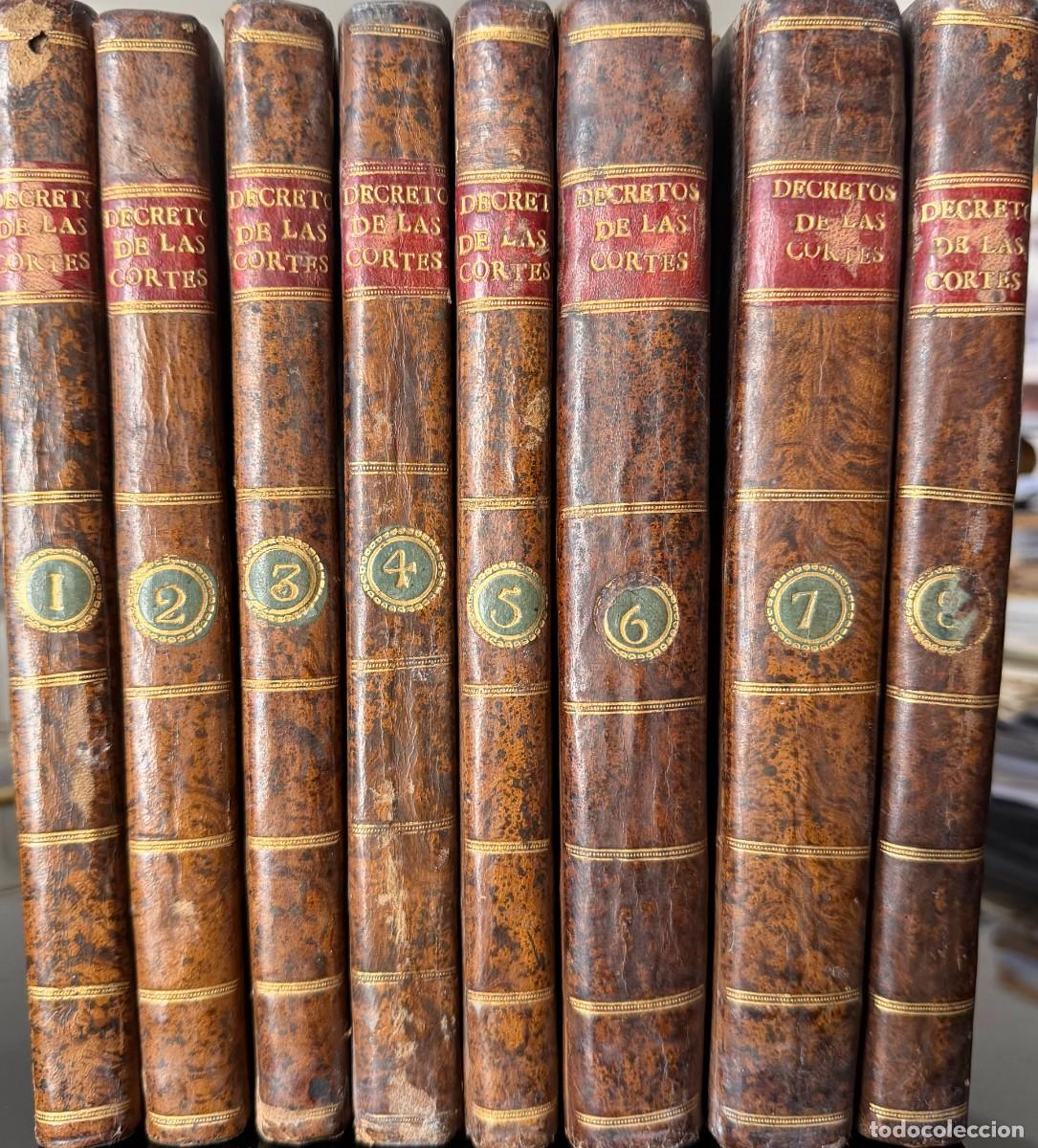 Libros antiguos: Colecci&oacute;n de los decretos y &oacute;rdenes generales expedidos por las Cortes extraordinarias que comprende