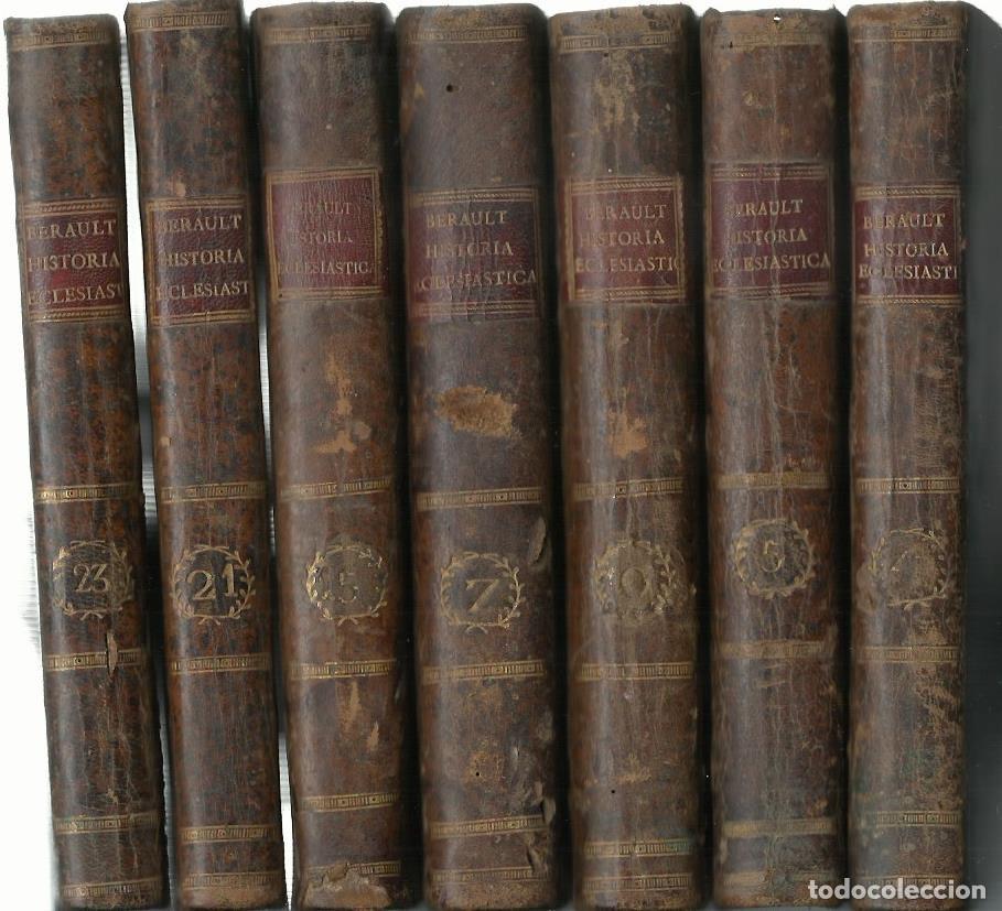 Libros antiguos: HISTORIA ECLESI&Aacute;STICA, por el Abad BERAULT-BERCASTEL. TOMO VII. (Madrid, 1805)