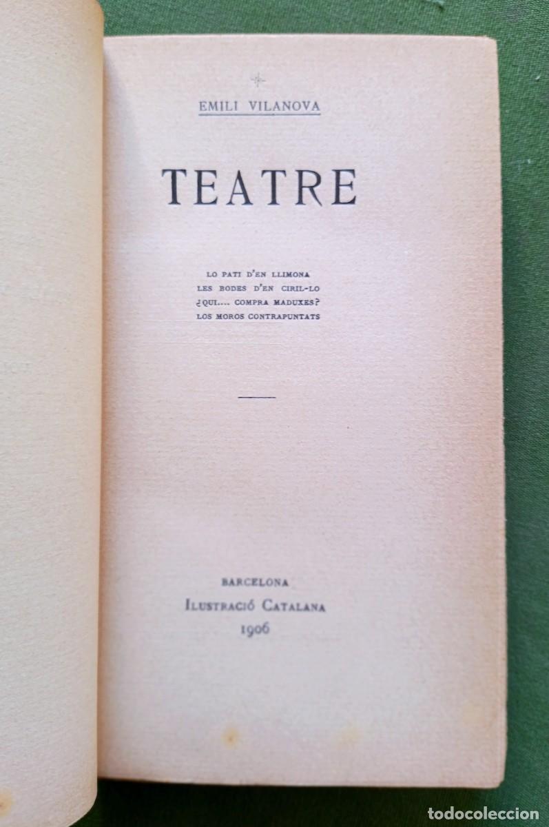 Libros antiguos: OBRES COMPLETES - EMILI VILANOVA - COMPLET EN 12 Vol. - 1906 - Foto 15