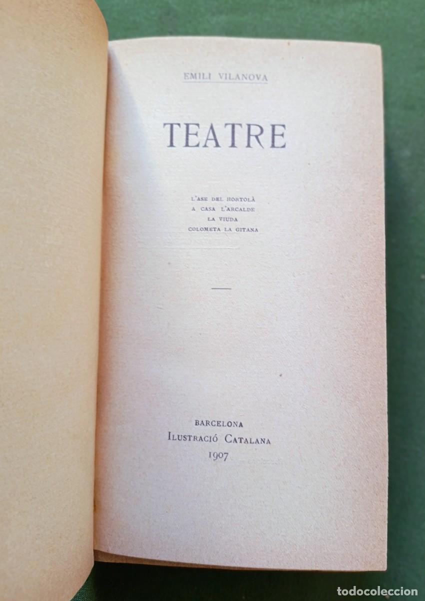 Libros antiguos: OBRES COMPLETES - EMILI VILANOVA - COMPLET EN 12 Vol. - 1906 - Foto 16