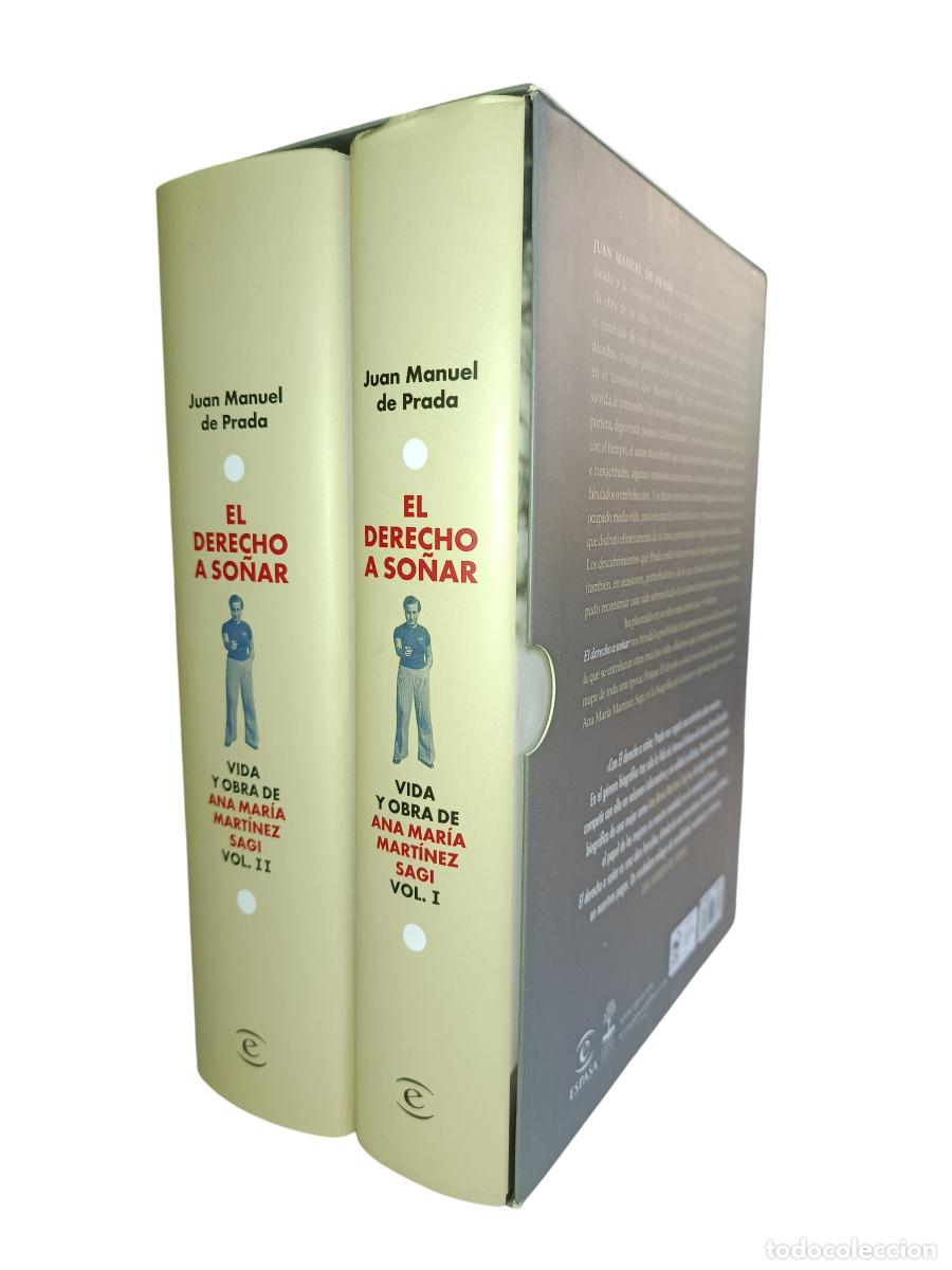 Libros antiguos: JUAN MANUEL DE PRADA. EL DERECHO A SO&Ntilde;AR. VIDA Y OBRA DE ANA MAR&Iacute;A MART&Iacute;NEZ SEGUI. 2 TOMOS. 2022