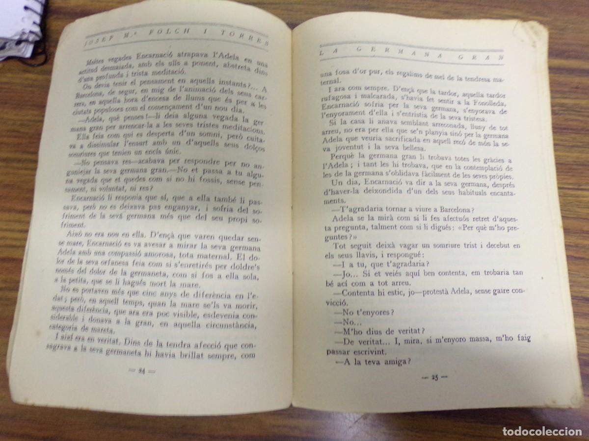 Libros antiguos: ESTAMOS LIQUIDANDO. la germana gran. folch i torres. libro en catal&aacute;n - Foto 5