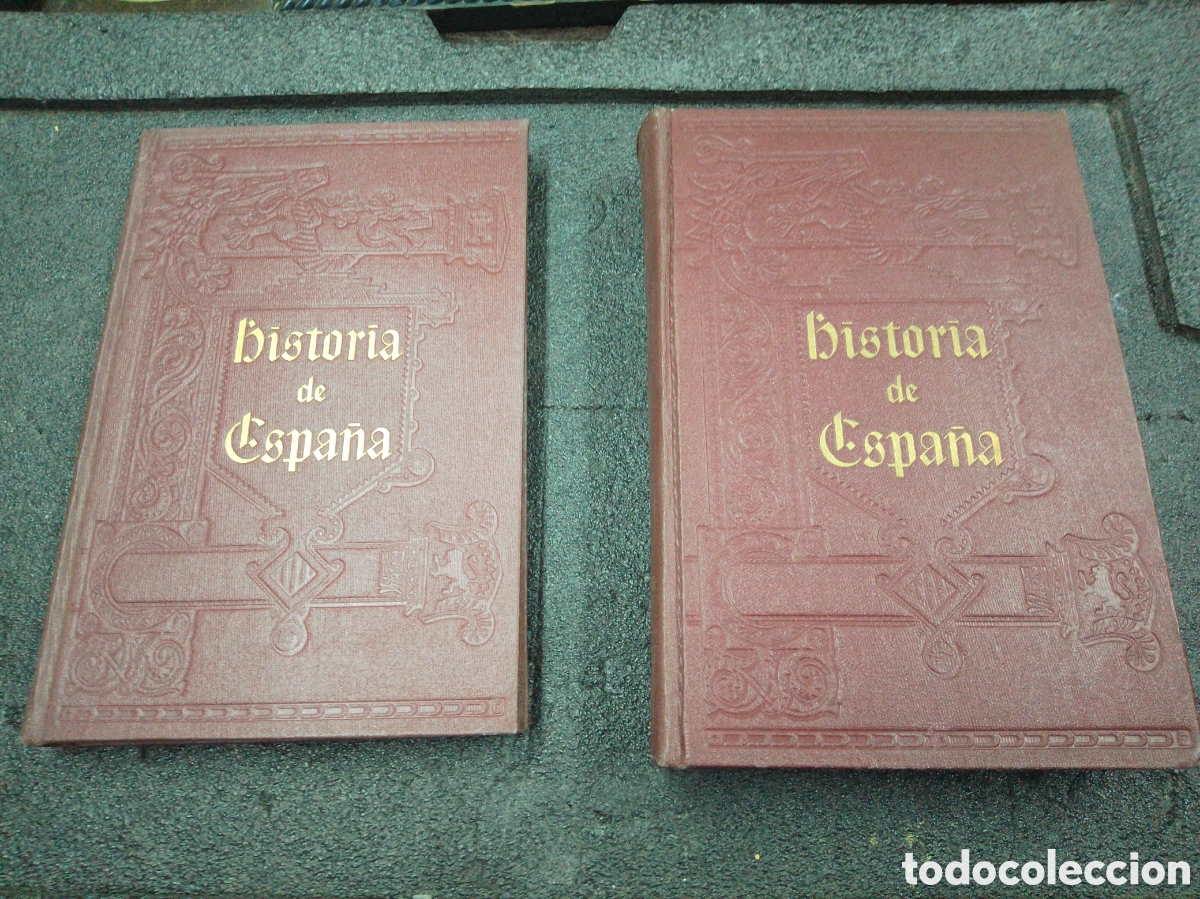 Libros antiguos: HISTORIA GENERAL DE ESPA&Ntilde;A. Tomos 27 y 28 (1930-1933) - Modesto Lafuente - Montaner y Sim&oacute;n.