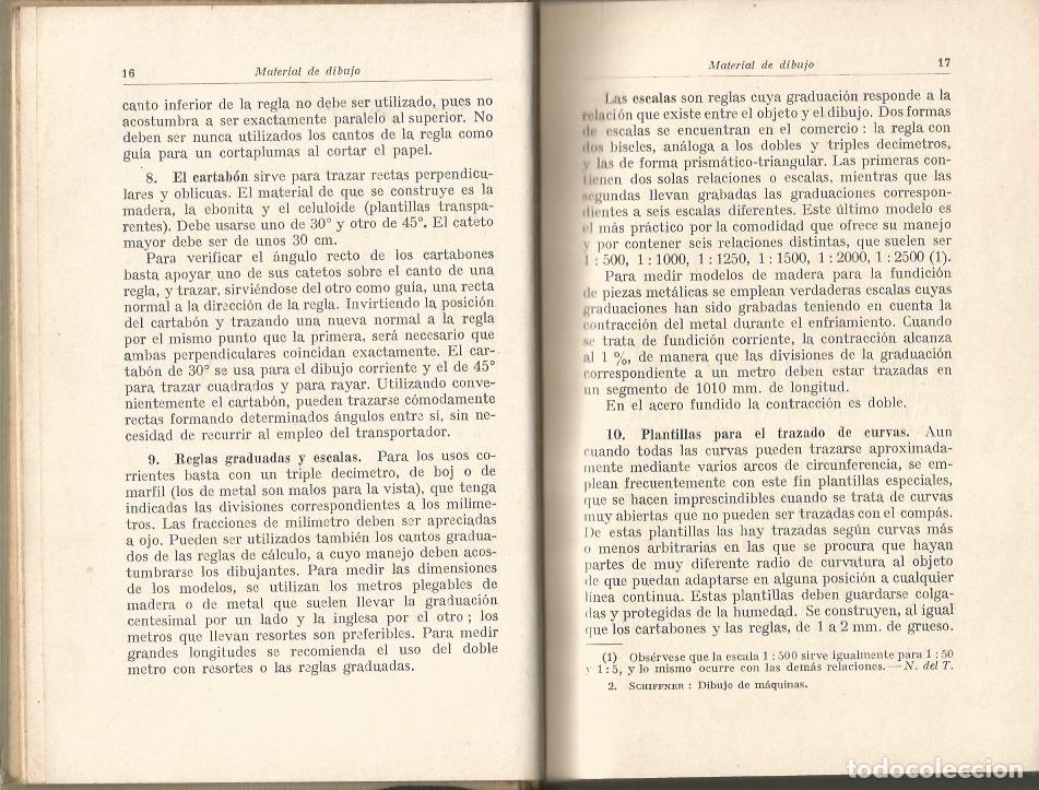 Libros antiguos: DIBUJO DE MAQUINAS - ING. RICARDO SCHIFFNER - Foto 4