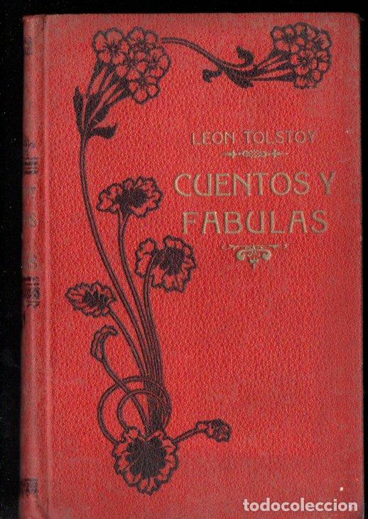 Libros antiguos: LEON TOLSTOY : CUENTOS Y F&Aacute;BULAS (MAUCCI, c. 1920)