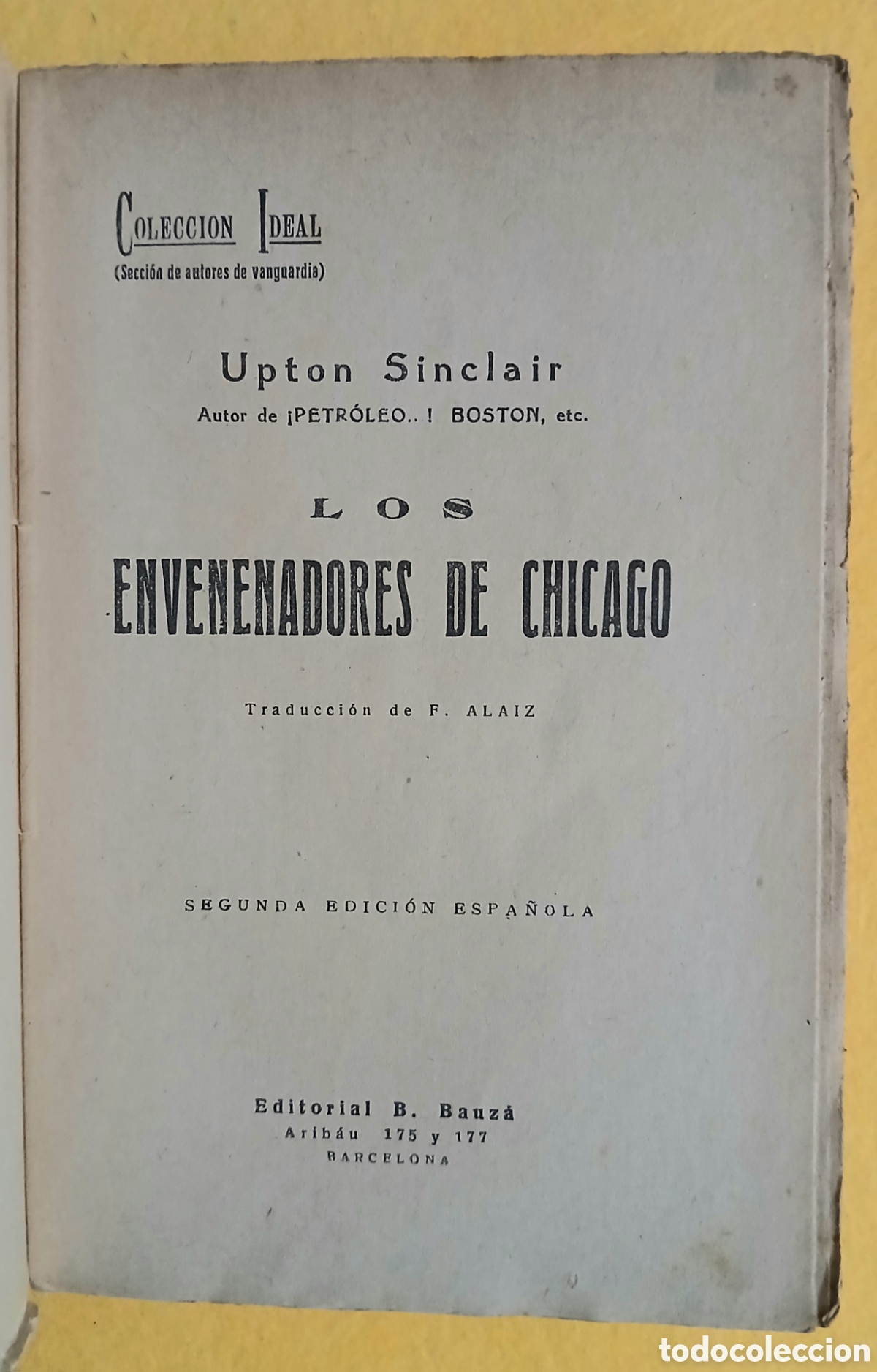 Libros antiguos: Los envenedadores de Chicago - Foto 2