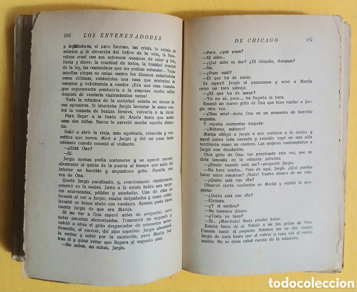 Libros antiguos: Los envenedadores de Chicago - Foto 3