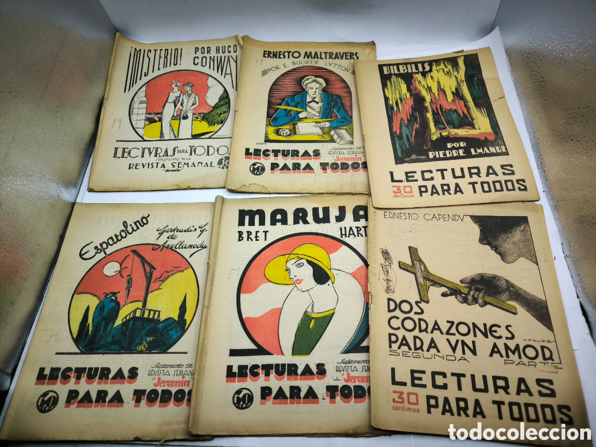 Libros antiguos: Lecturas para todos 15 n&uacute;meros
