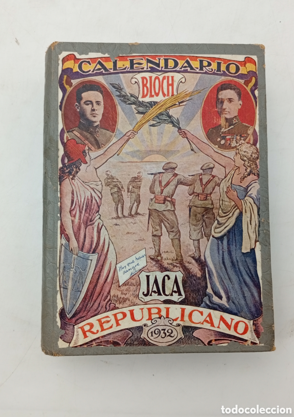 Libros antiguos: Calendario republicano Jaca 1932